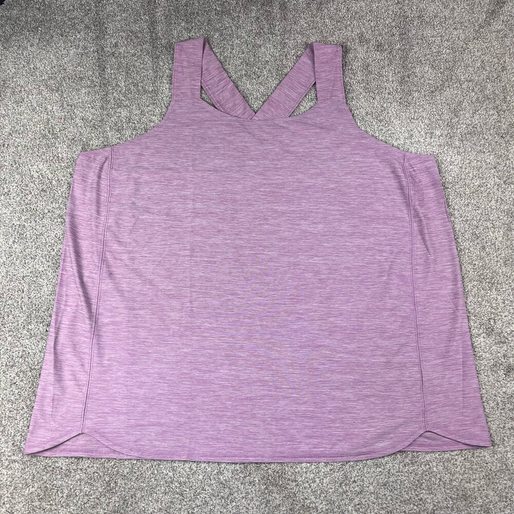 Duluth Trading Co. Women's light pink/lavender racer back tanks size 2x